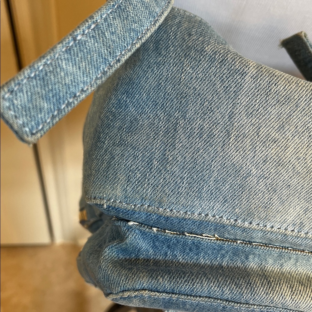 Valentino Denim Butterfly Backpack - Picture 16 of 16